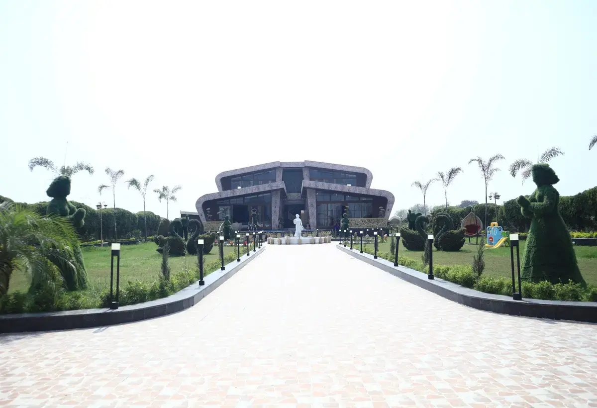 Mehra Resort surrounded by landscaped gardens