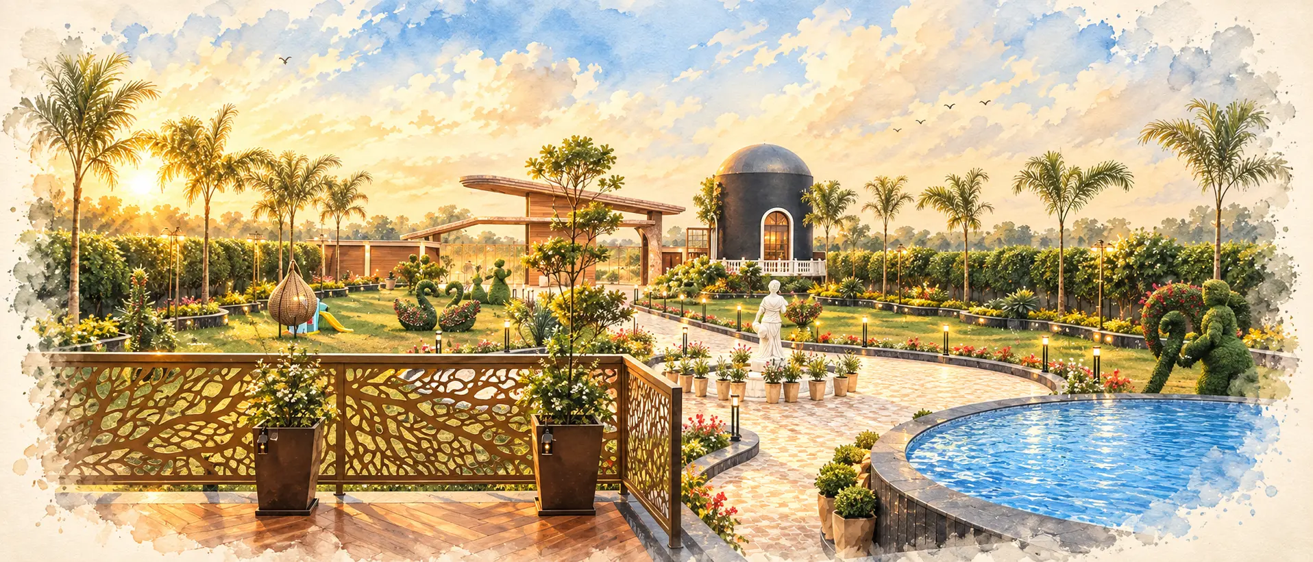 Outdoor view of Mehra Resort